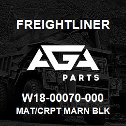 W18-00070-000 Freightliner MAT/CRPT MARN BLK | AGA Parts