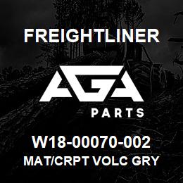 W18-00070-002 Freightliner MAT/CRPT VOLC GRY | AGA Parts