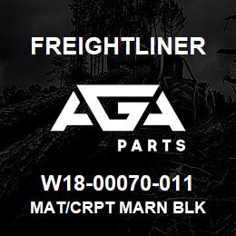 W18-00070-011 Freightliner MAT/CRPT MARN BLK | AGA Parts