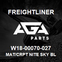 W18-00070-027 Freightliner MAT/CRPT NITE SKY BL | AGA Parts