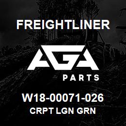 W18-00071-026 Freightliner CRPT LGN GRN | AGA Parts