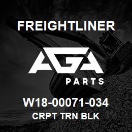 W18-00071-034 Freightliner CRPT TRN BLK | AGA Parts