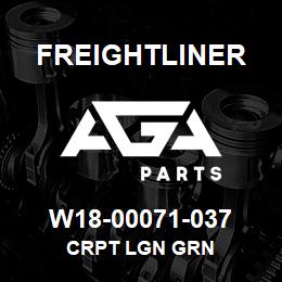 W18-00071-037 Freightliner CRPT LGN GRN | AGA Parts