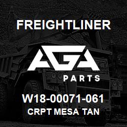 W18-00071-061 Freightliner CRPT MESA TAN | AGA Parts