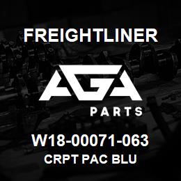 W18-00071-063 Freightliner CRPT PAC BLU | AGA Parts