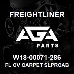 W18-00071-286 Freightliner FL CV CARPET SLPRCAB | AGA Parts