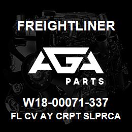 W18-00071-337 Freightliner FL CV AY CRPT SLPRCA | AGA Parts