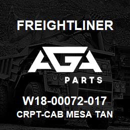 W18-00072-017 Freightliner CRPT-CAB MESA TAN | AGA Parts