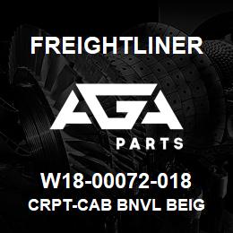 W18-00072-018 Freightliner CRPT-CAB BNVL BEIG | AGA Parts