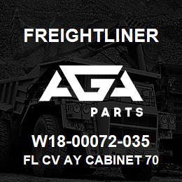 W18-00072-035 Freightliner FL CV AY CABINET 70 | AGA Parts