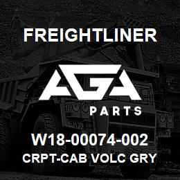 W18-00074-002 Freightliner CRPT-CAB VOLC GRY | AGA Parts