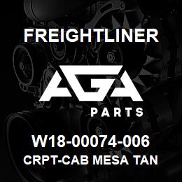 W18-00074-006 Freightliner CRPT-CAB MESA TAN | AGA Parts