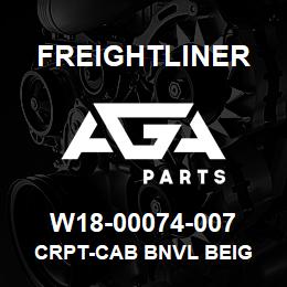 W18-00074-007 Freightliner CRPT-CAB BNVL BEIG | AGA Parts