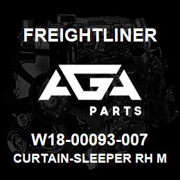 W18-00093-007 Freightliner CURTAIN-SLEEPER RH M | AGA Parts