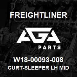 W18-00093-008 Freightliner CURT-SLEEPER LH MID | AGA Parts