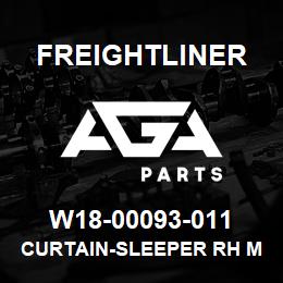 W18-00093-011 Freightliner CURTAIN-SLEEPER RH M | AGA Parts