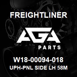 W18-00094-018 Freightliner UPH-PNL SIDE LH 58M | AGA Parts