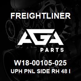 W18-00105-025 Freightliner UPH PNL SIDE RH 48 I | AGA Parts