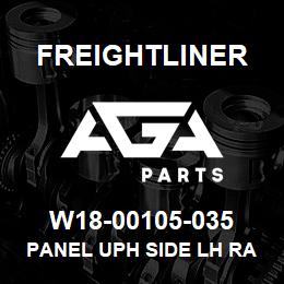 W18-00105-035 Freightliner PANEL UPH SIDE LH RA | AGA Parts