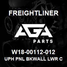 W18-00112-012 Freightliner UPH PNL BKWALL LWR C | AGA Parts