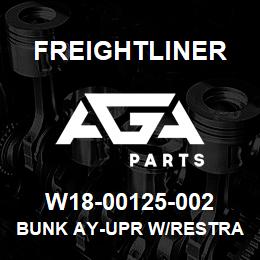 W18-00125-002 Freightliner BUNK AY-UPR W/RESTRA | AGA Parts