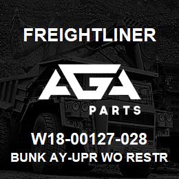 W18-00127-028 Freightliner BUNK AY-UPR WO RESTR | AGA Parts