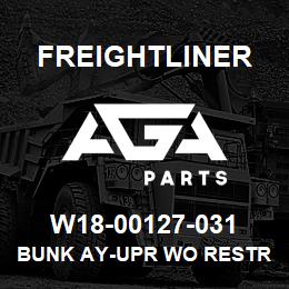 W18-00127-031 Freightliner BUNK AY-UPR WO RESTR | AGA Parts