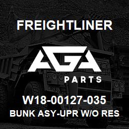 W18-00127-035 Freightliner BUNK ASY-UPR W/O RESTRAINT,XT | AGA Parts