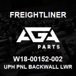 W18-00152-002 Freightliner UPH PNL BACKWALL LWR | AGA Parts