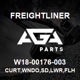 W18-00176-003 Freightliner CURT,WNDO,SD,LWR,FLH | AGA Parts