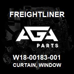 W18-00183-001 Freightliner CURTAIN, WINDOW | AGA Parts