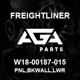 W18-00187-015 Freightliner PNL,BKWALL,LWR | AGA Parts