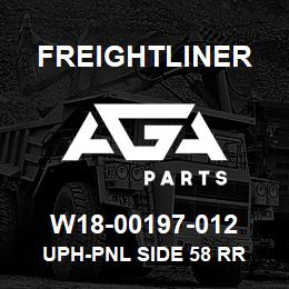 W18-00197-012 Freightliner UPH-PNL SIDE 58 RR | AGA Parts