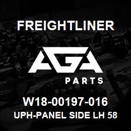 W18-00197-016 Freightliner UPH-PANEL SIDE LH 58 | AGA Parts