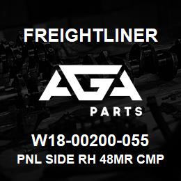 W18-00200-055 Freightliner PNL SIDE RH 48MR CMP | AGA Parts