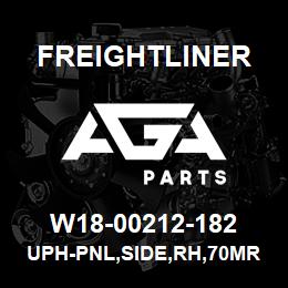 W18-00212-182 Freightliner UPH-PNL,SIDE,RH,70MR | AGA Parts