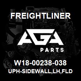 W18-00238-038 Freightliner UPH-SIDEWALL,LH,FLD | AGA Parts