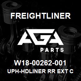 W18-00262-001 Freightliner UPH-HDLINER RR EXT C | AGA Parts