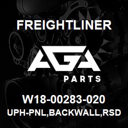 W18-00283-020 Freightliner UPH-PNL,BACKWALL,RSD | AGA Parts