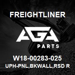 W18-00283-025 Freightliner UPH-PNL,BKWALL,RSD ROOF | AGA Parts