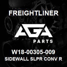 W18-00305-009 Freightliner SIDEWALL SLPR CONV R | AGA Parts