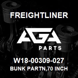 W18-00309-027 Freightliner BUNK PARTN,70 INCH | AGA Parts