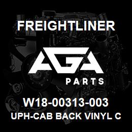 W18-00313-003 Freightliner UPH-CAB BACK VINYL C | AGA Parts