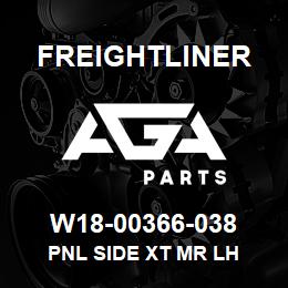 W18-00366-038 Freightliner PNL SIDE XT MR LH | AGA Parts