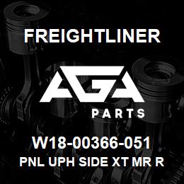 W18-00366-051 Freightliner PNL UPH SIDE XT MR R | AGA Parts