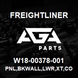 W18-00378-001 Freightliner PNL,BKWALL,LWR,XT,CO | AGA Parts