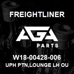 W18-00428-006 Freightliner UPH PTN,LOUNGE LH OUTER | AGA Parts