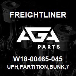 W18-00465-045 Freightliner UPH,PARTITION,BUNK,70 SLPR | AGA Parts