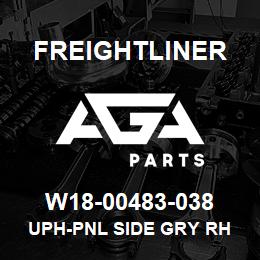 W18-00483-038 Freightliner UPH-PNL SIDE GRY RH | AGA Parts