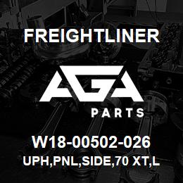 W18-00502-026 Freightliner UPH,PNL,SIDE,70 XT,L | AGA Parts